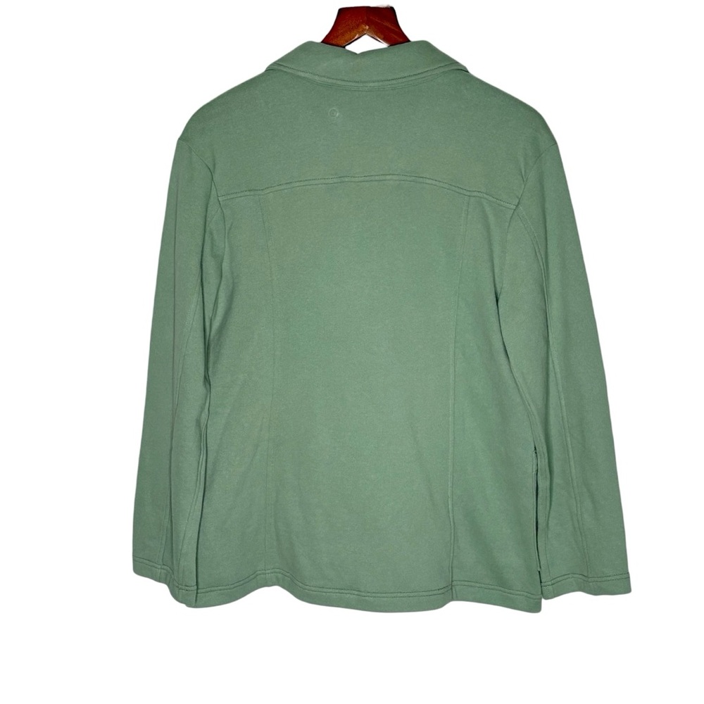 NWT Tommy Bahama Marina Del Mar French Terry Peacoat M Tropical Fern Green - Picture 5 of 10